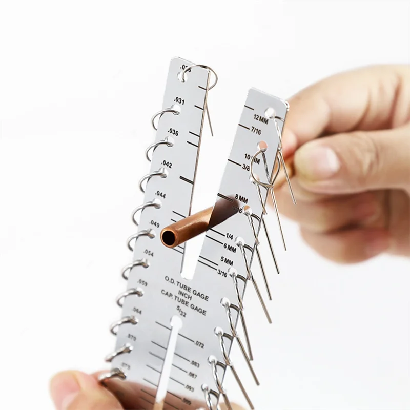 ABKU-أداة فحص الشعرية لقياس أنبوب القطر الداخلي والخارجي لأنبوب النحاس