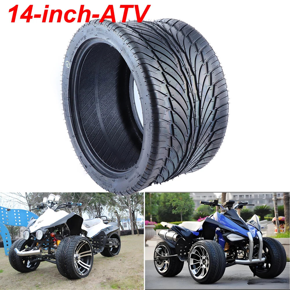 

ATV 270/30-14 R14 Tubeless Tire Tyre Flat Running rubber For ATV QUAD Buggy 200cc 250cc 800cc Accessories