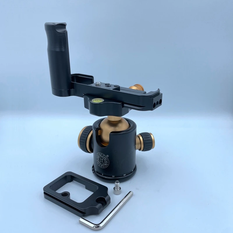 ترايبود رئيس سريعة جبل قطع الغيار ، مقبض معدني ل Fujifilm X-A2 X-M2 ، Arca لوحة L-قوس XA2 XM2 XM1