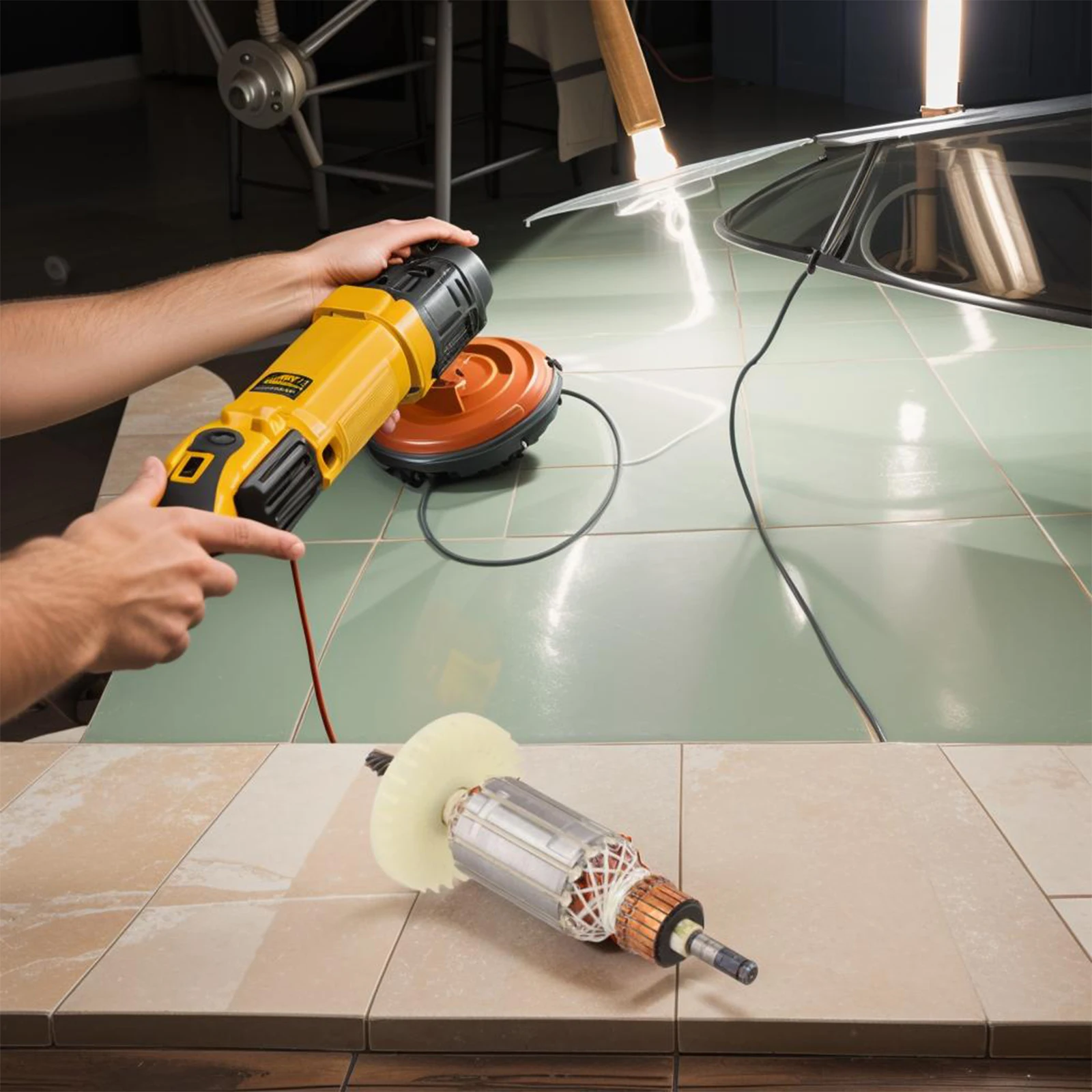 

Детали статора ротора для Makitas 9227 9227C 9227CB 9237CB полировальный станок якорь ротор катушки статора инструменты для замены