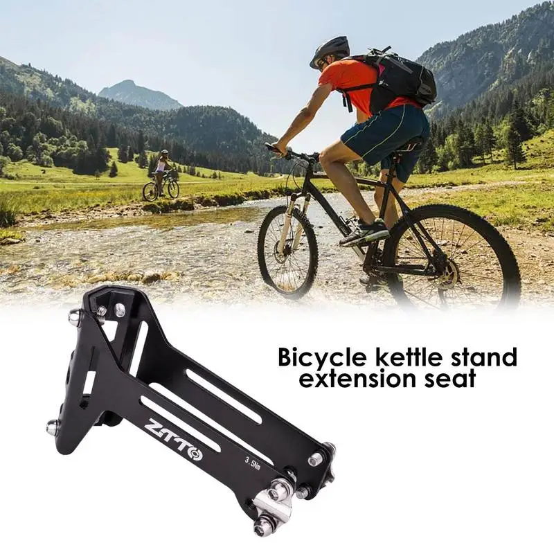 Bike Bottle Holder Extension Holder Mount Cage Racket Seat Bottle Holder Extension Lightweight Durable Water Bottle Cage