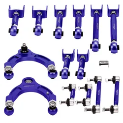 Adjustable Rear Control Arm + Setback Arm +Toe + Balance Bar for Tesla Model 3