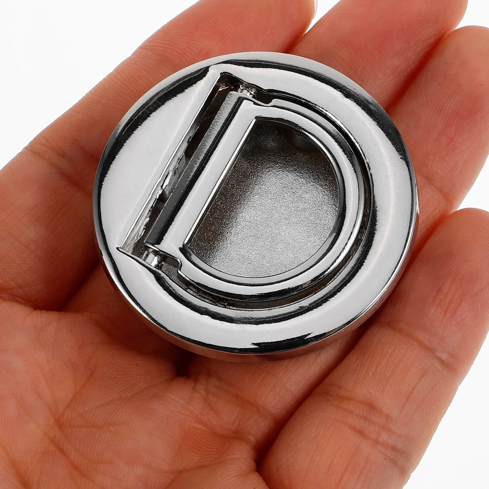 

2Pcs Durable Round Ceramic Pull Handle Stylish Metal Cabinet Door Handle for Easy Access