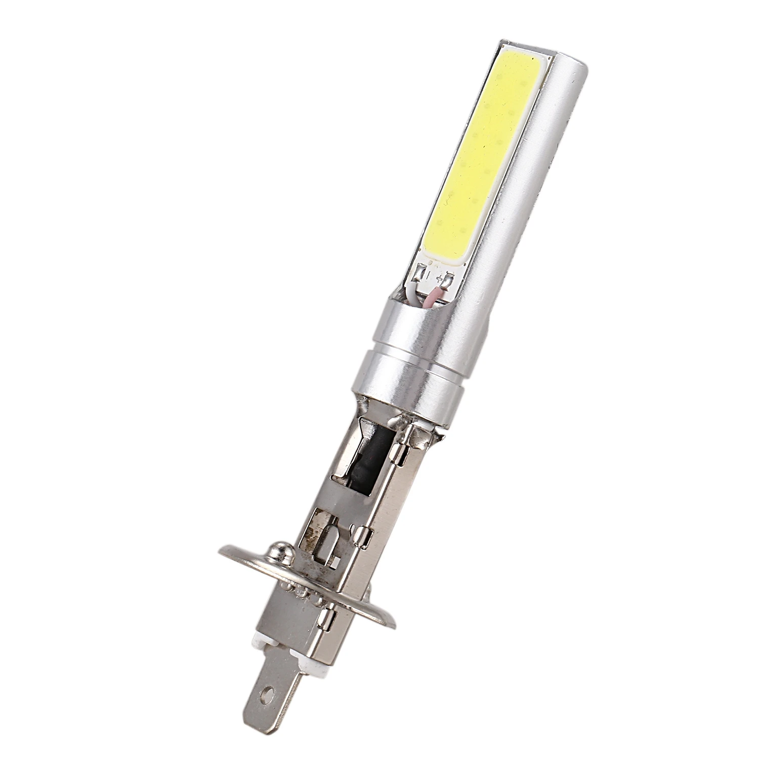 Bombilla de cabeza de haz de luz antiniebla de conducción, H1 xenón blanco, 6000K, 7,5 W, COB, LED, SMD, DRL, 2 uds.