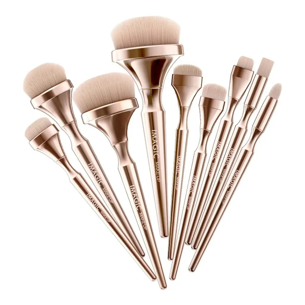 9Pcs Soft Makeup Brushes Set Concealer Highlighter Eye Brush