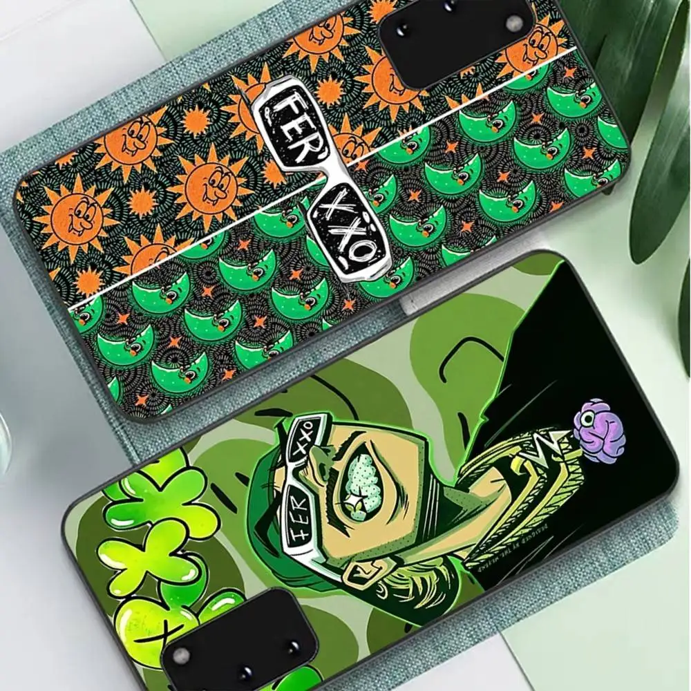 Singer F-Ferxxo F-Feid Phone Case For Samsung S 24 Fe 25 Ultra Plus 20 Lite 21 30 22 23 24 22 Ultra 5G Fundas