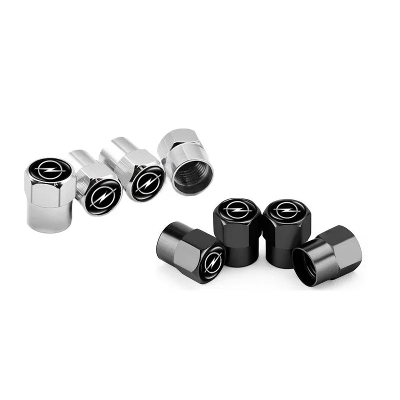 4 pcs Car Tire Valve Cap Tyre Air Stems Caps For Opel Astra j Insignia Astra g Corsa Zafira b Mokka Vivaro Meriva Car Sticker