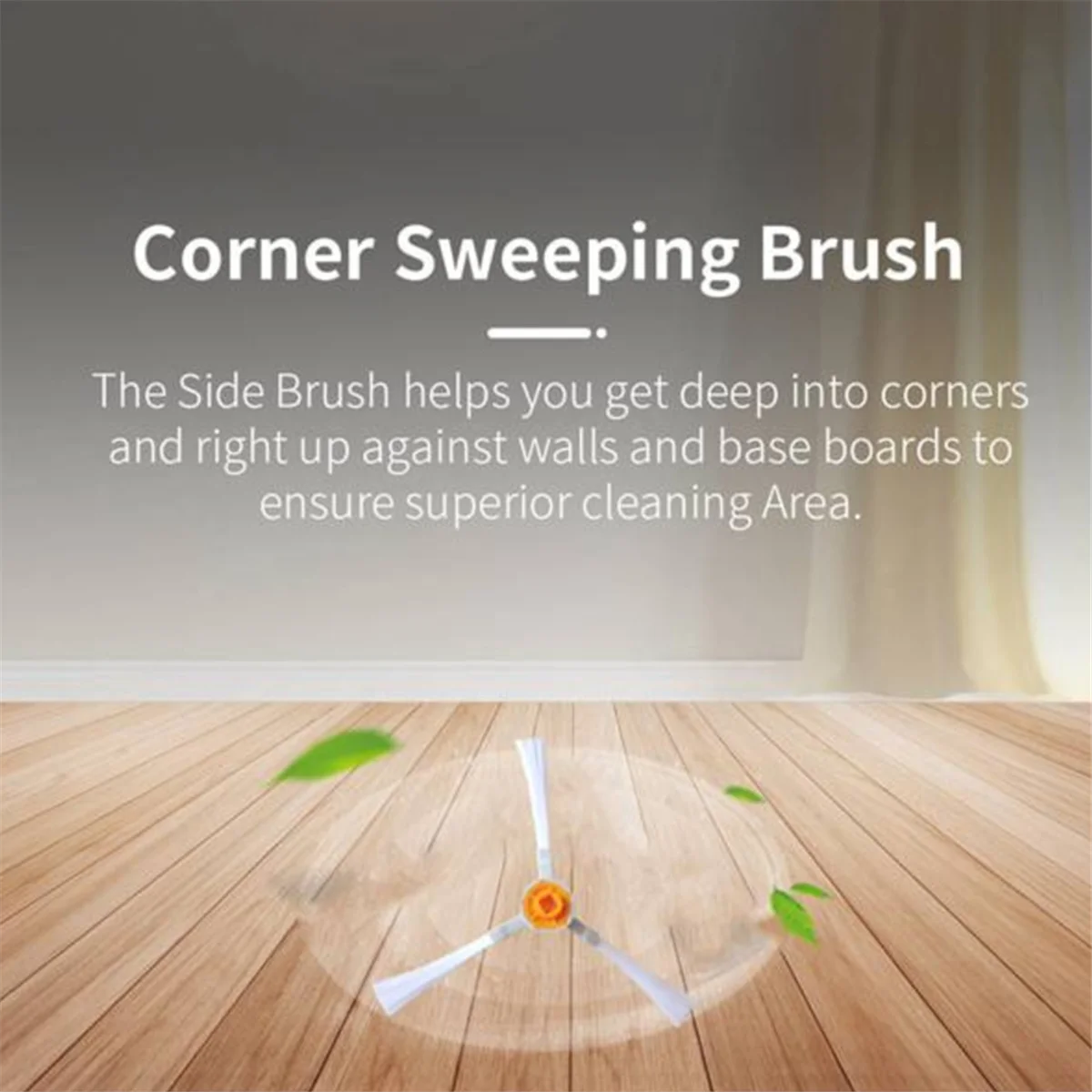 Kit Aksesori Populer untuk Penyedot Debu Robot ABIR R30 Suku Cadang Pengganti Filter Kain Pel Sikat Sisi Utama Dapat Dicuci