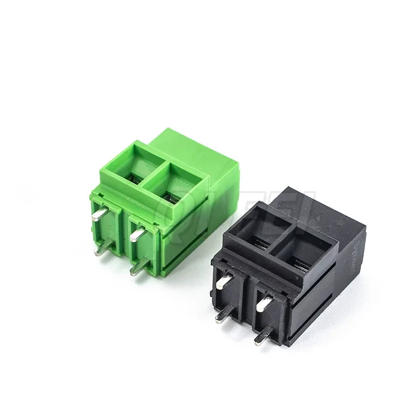 10PCS KF135T 10.16mm Pitch High Current Stackable PCB Screw Terminal Block 2P 3Pin Double Row Pins Wire Connector 135T-10.16mm