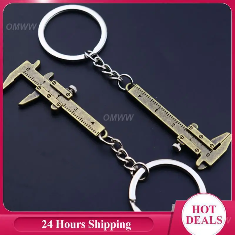 Caliper Tools Keychain Design Multi-functional Precision Caliper Keychain Keychain Portable Measuring Tools Popular Gift Item