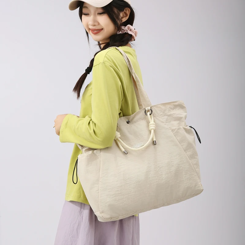 

Women's Stylish high-capacity Oxford Fabric Shoulder Bag Purse Water Resistant Casual Travel Tote Bag for Work Shopping & Outing