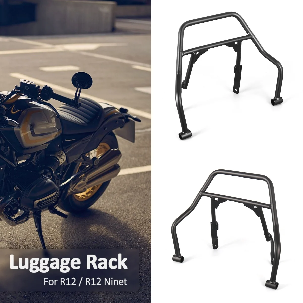 

Багажник из нержавеющей стали для мотоцикла, задний, для кофров, грузовой, кронштейн крепления для BMW R 12 NINET R12 NineT 2024 2025