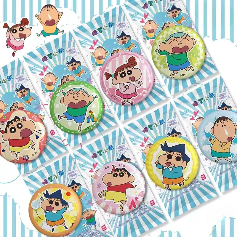 

CrayoseShinchanse and His Classmates Kazama Toru Sato Mutta Sakurada значки аниме персонаж аниме булавка украшение подарок