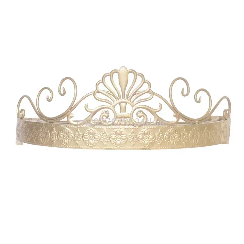 

Стойка для штор в европейском стиле для девочек, детская прикроватная декоративная корона, тканевая стойка для штор, стойка для москитной сетки с крючком