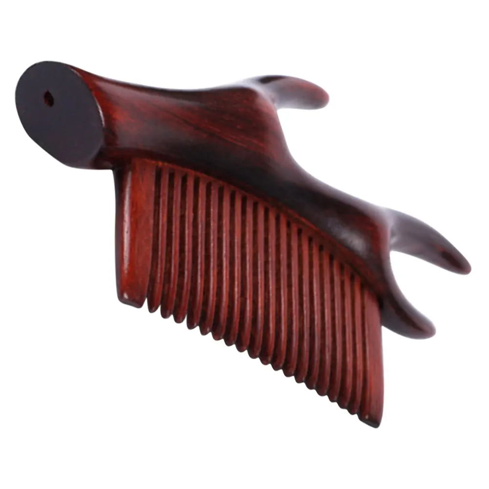

Creative Antler Shaped Wooden Comb for Women Hair Detangler Wide Tooth Scalp Massage Curly Hair Styling Portable Gift
