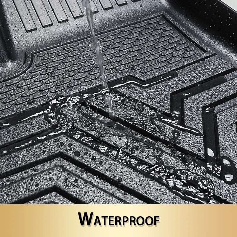 Car All-Weather Floor Mat For Tesla Model Y 2021 2022 2023 2024 TPE Car Waterproof Non-slip Foot Pad New Design Style Car mats