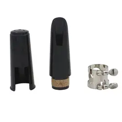 Clarinet Mouthpiece Kit with Ligature,one Reed and Plastic Cap~black Vandoren Mouthpiece