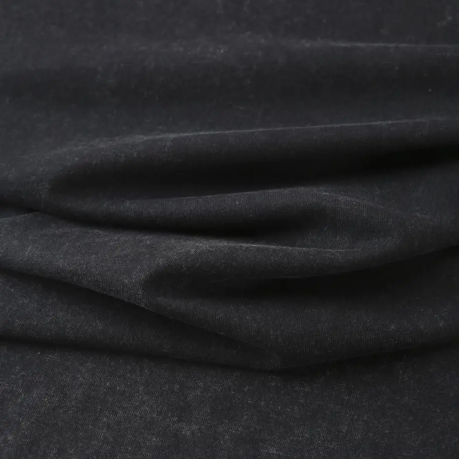 COOLSBER Herren-T-Shirts aus 100 % Baumwolle, langärmlig, gewaschen, Anti-Schrumpf-Batik-T-Shirt für den Herbst, einfarbig, individuell bedruckte Oberteile – Detail 8
