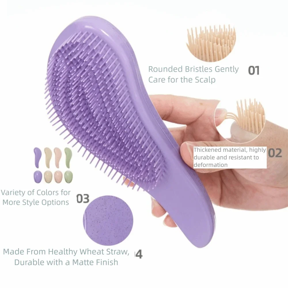 Magic Detangling Comb Anti-static Massage Hair Brush Tangle Detangle Air Cushion Hair Brush Salon Barber Hair Styling Tools