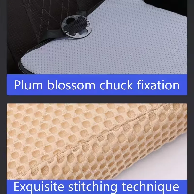 Car Seat Booster Cushion Honeycomb Memory Cotton Car Seat Cushion Car Simple Breathable 3D Mesh Thickened Sedentary Seat Cushion - Image 4