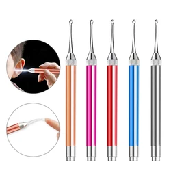 LED Penlight Torch Flashlight Otoscope Tool Earwax Removal Ear Wax Visual Spoon Earpick Cleaning Endoscope Light for Adult Baby