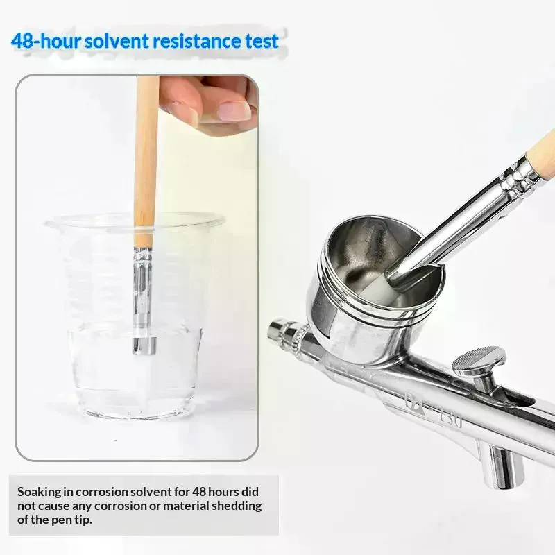 Airbrush Cleaning Brush For DIY Projects Quick Clean Brush Hobby Model Building Tool Quick Clean Corrosion Resistance MS138