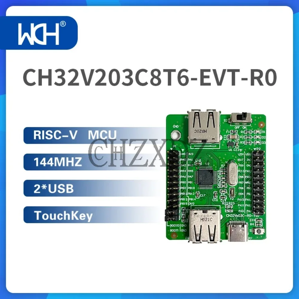 

2Pcs/Lot RISC-V MCU CH32V203C8T6 Basic Evaluation Board WCH