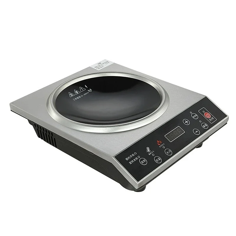 For 3500w Concave Induction Cooker Canteen Commercial High-power Frying Pan Stove Household Energy-saving Stir Fry Stove