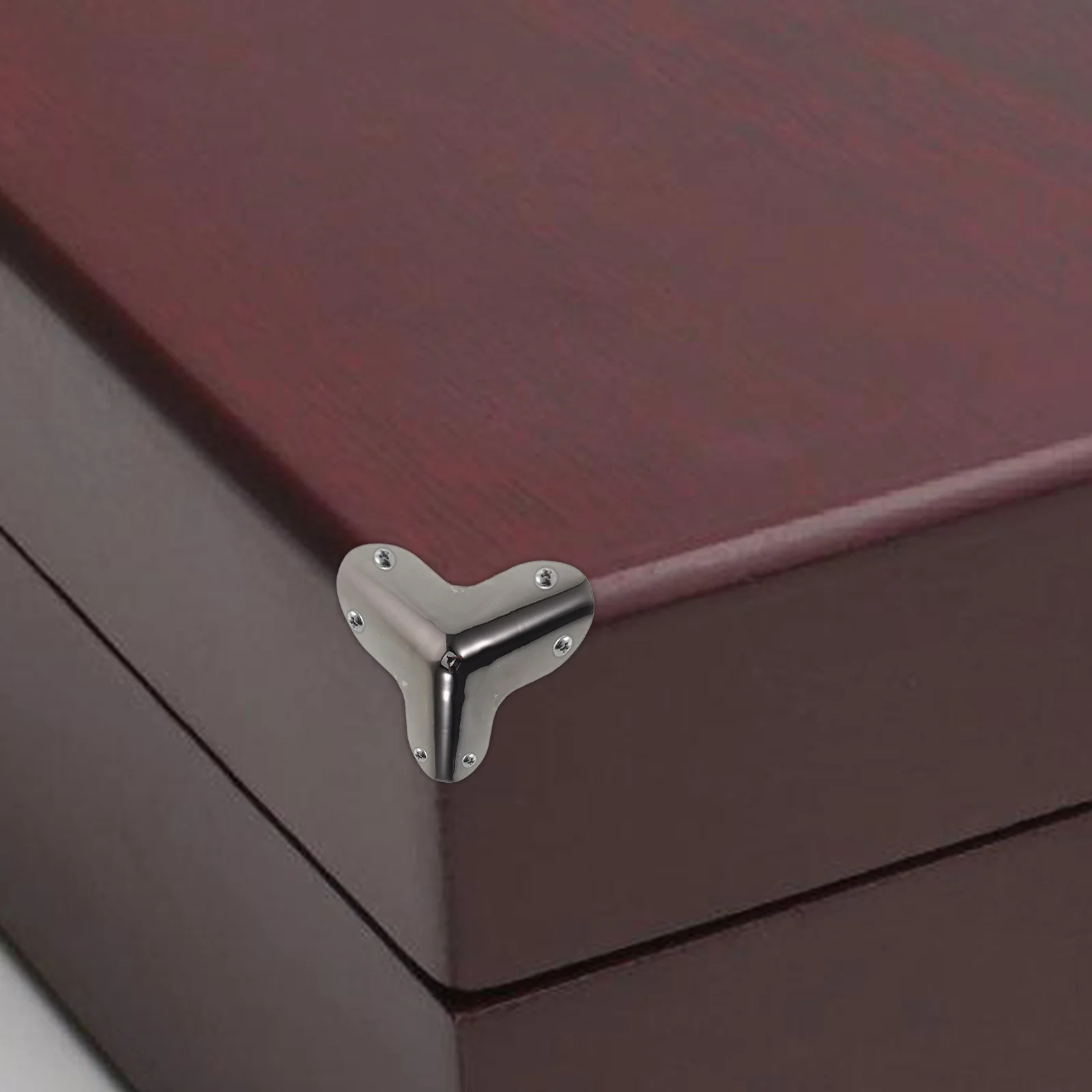 8개 금속 코너 브래킷 견고한 가방 코너 보호대 우아한 라운드 헤드 디자인 수하물 상자 하드웨어 업그레이드 키트