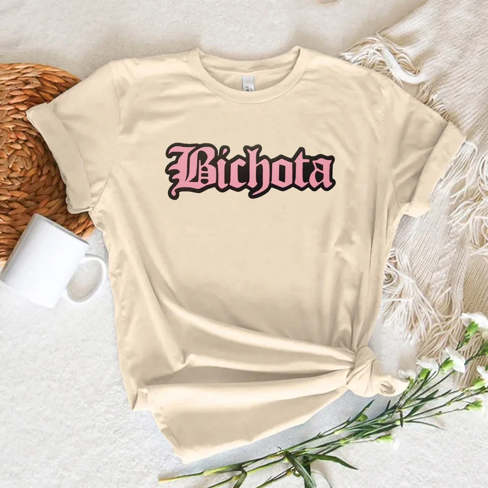 

Bichota top women comic t-shirts girl funny comic clothes