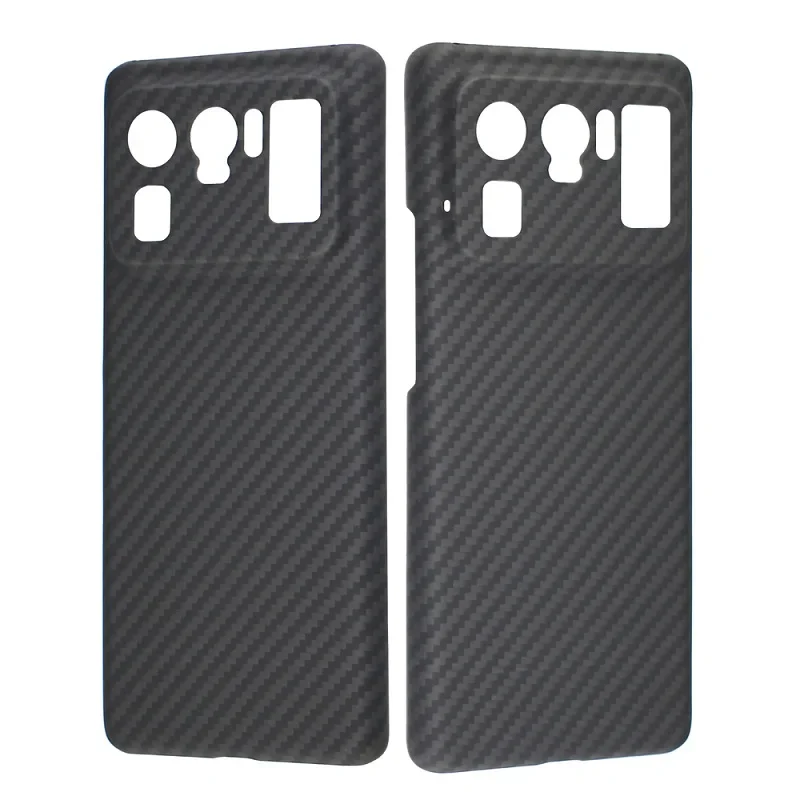 Carbon Fiber Phone Case For Xiaomi 11 Ultra Anti-fall ShockProof Slim Aramid Cover For Xiaomi Mi 11Ultra Real Carbon Fiber Case
