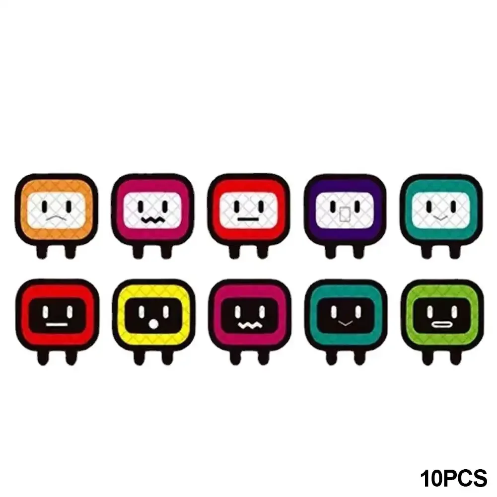 شريط تحذير أمان عاكس للغاية ، ملصق عالمي للدراجات النارية ، عاكس دراجة السيارة ، ملصقات الخوذة ، 10 ، لكل مجموعة