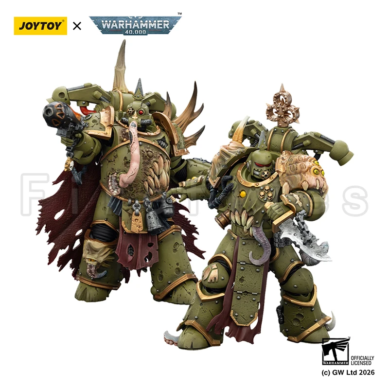

[Pre-Order]1/18 JOYTOY Action Figure 40K Death Guard Plague Marine Champion Anime Model Toy