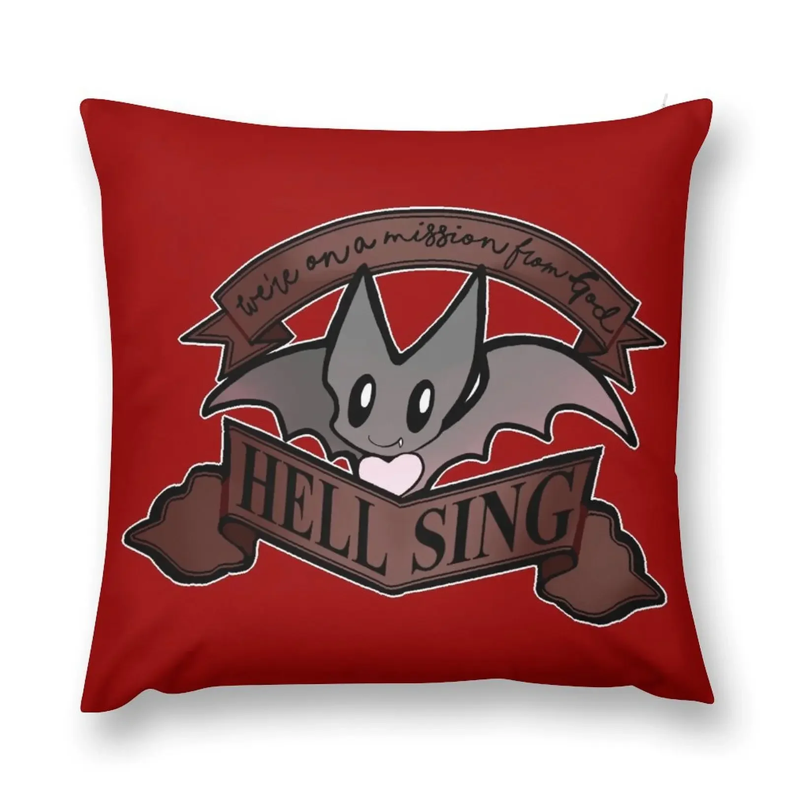 Hellsing - We're on a Mission from God! Throw Pillow New year Sofa Cover pillow