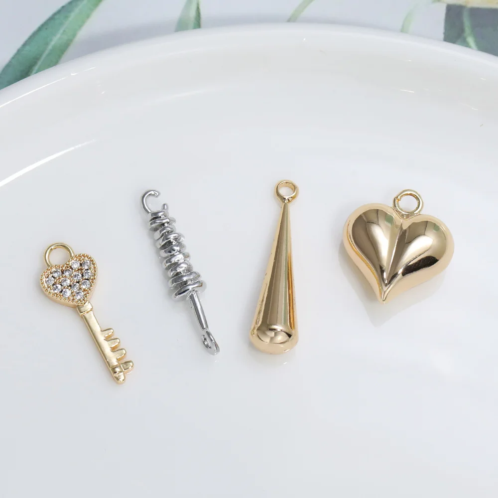 

Cordial Design 50Pcs Jewelry Findings/Copper Pendant/Earrings Charms/Hand Made/Genuine Gold Plating/DIY Pendant For Ear #195191