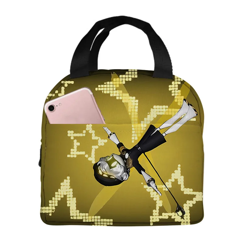 Hip Hop Popular Cool Murder Drones Student Work Lunchbox Thermal insulation Food Lunch Bag 3D Printed Portable Handbags Ice Bags