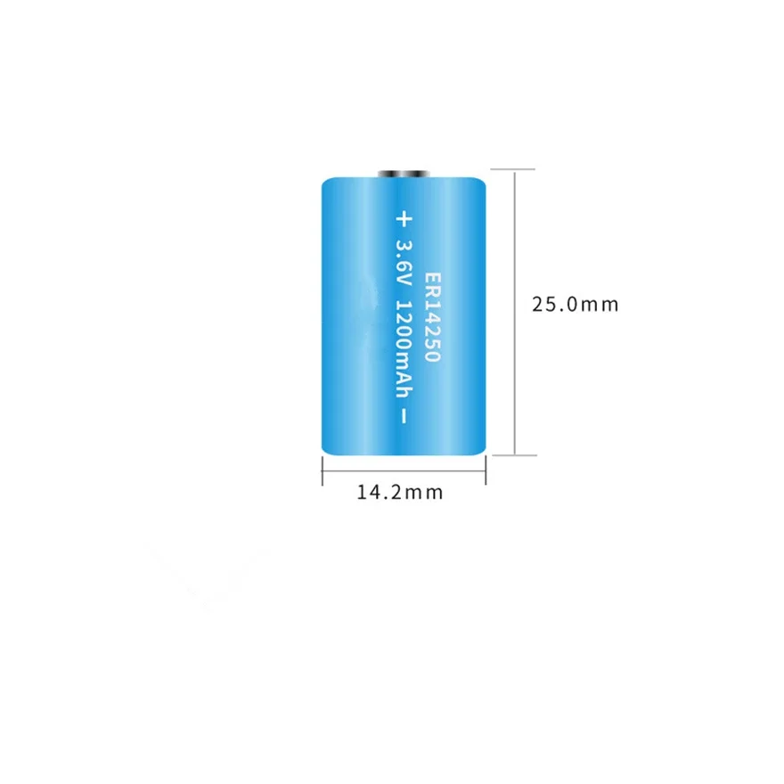 1-24PCS 3.7V 1200mAh 14250 Lithium Battery LS14250 ER14250H 1/2-R6 1/2 AA ER14250 Rechargeable Batteries for Laser Sight ETC RC