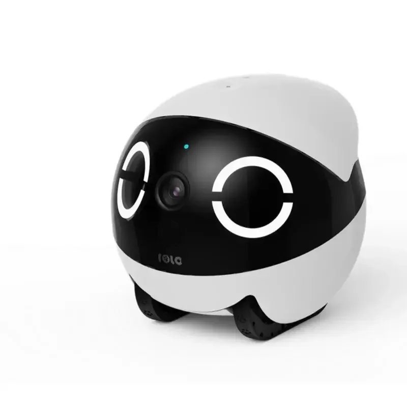 

Wifi Connection Pet Companion Moving Camera Cute Design Auto Running Cat Feather Teaser Child