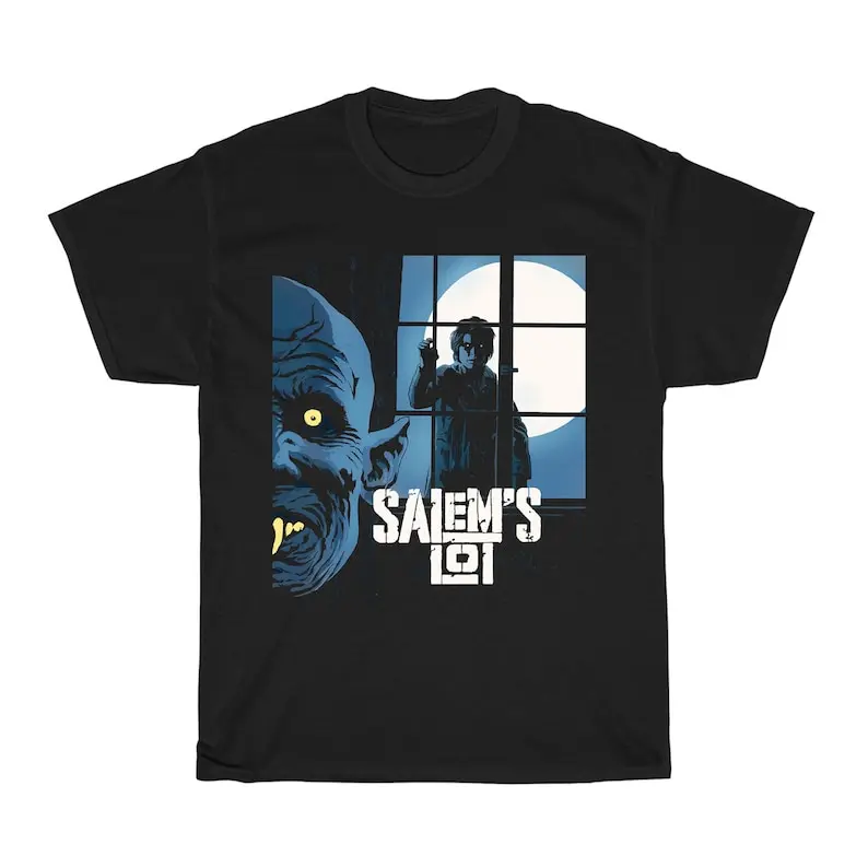 

Salem's Lot Horror Movie Men's Black T-Shirt Fashion Top Tee T Shirt Short Sleeve Cotton Crew Neck Printed