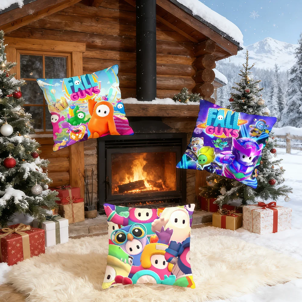 F-Fall Game G-Guys cushion cover Home Office Birthday Anniversary Gifts Soft Skin Friendly Cushion Cover