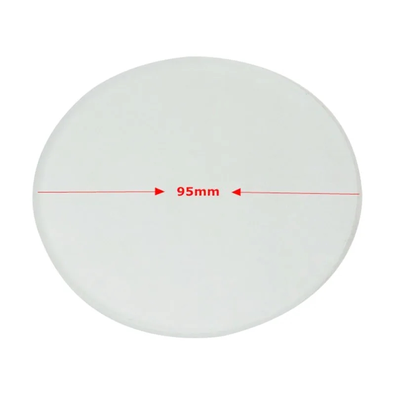 Diameter 95 mm Translucent Board Frosted Glass Working Stage Round Specimen Plate Thickness 4 mm for Stereo Microscope