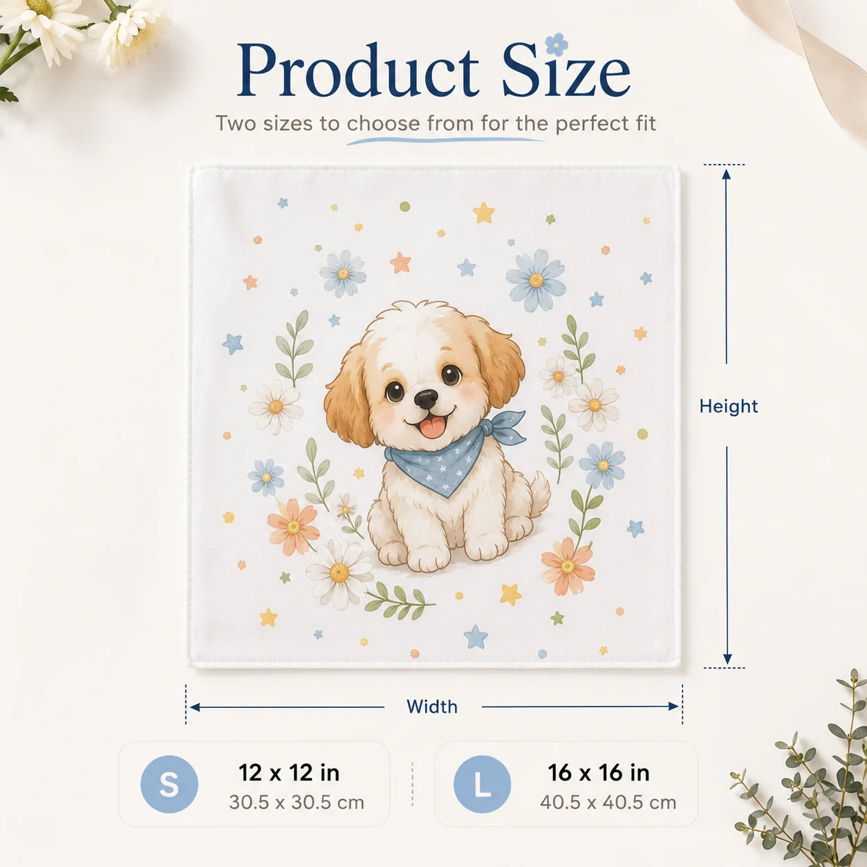 Custom Printed Handkerchief Personalized Peach Skin Cloth 12in 16in Reusable Soft Square Hanky for Daily Use Gift Party Travel