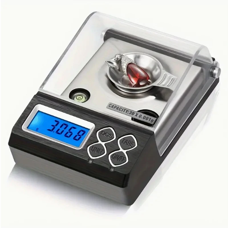 1pc Scale Digital Jewelry Scale 0.001g Scales Precision Weight Digital Scale Food Scale Kitchen Scale Food Scales Kitchen Utens