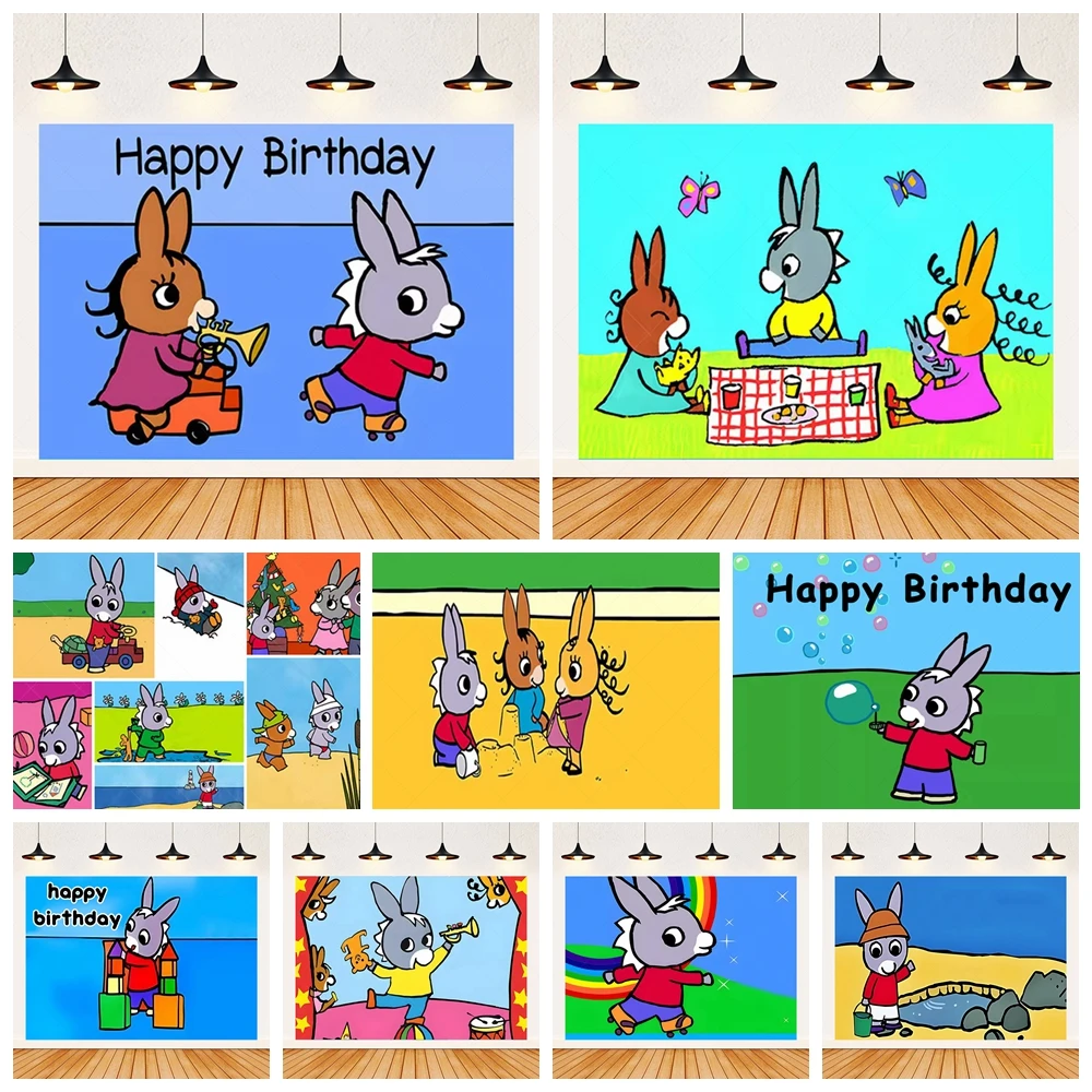 

Lane Trotro Anime Photo Background Kids Children Birthday Party Baby Shower Early Education Photo Studio Decor Backdrop Cartoon