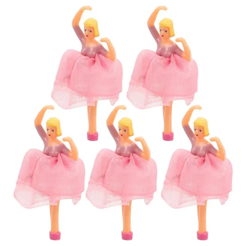 5pcs Music Box Ballet Dancer Decor Figurine Ornament Princess Music Box Princess Dance Accessories Decoration