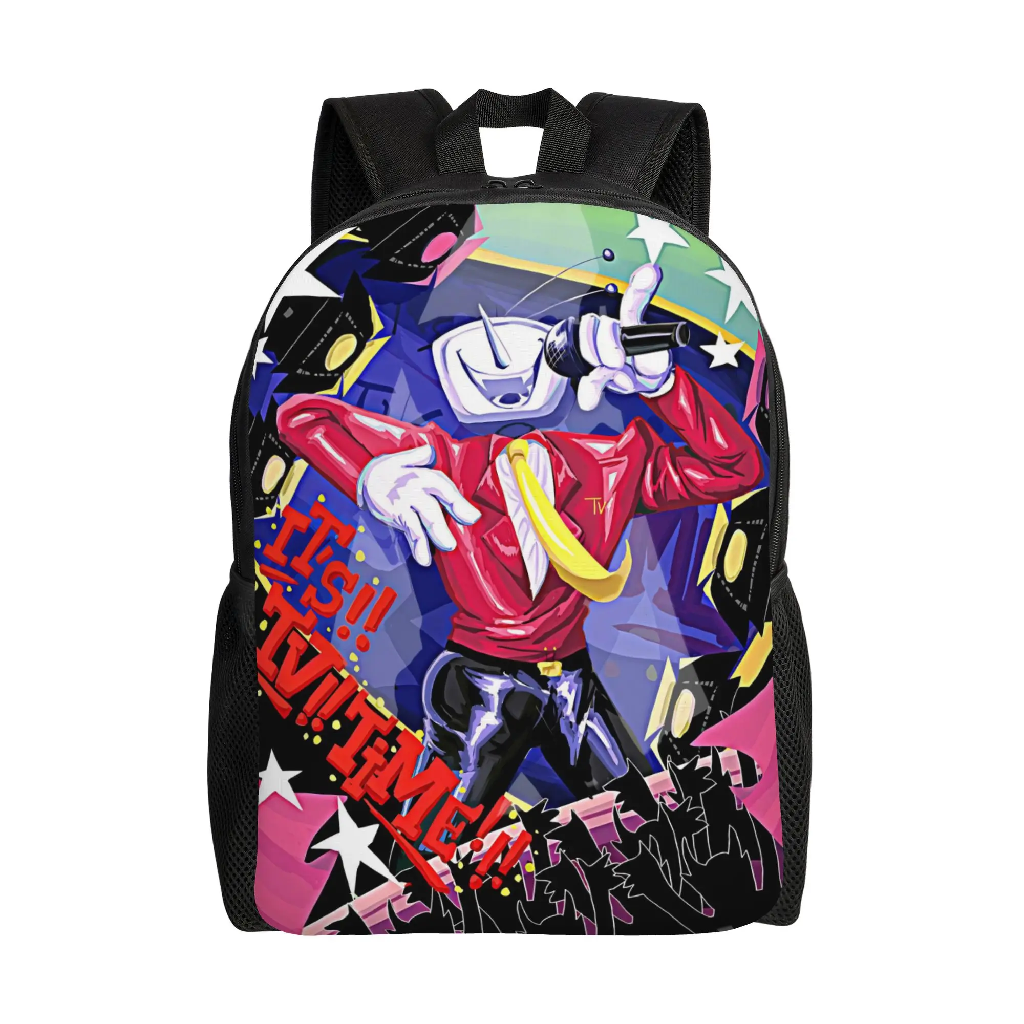 

Children's Spamton x Tenna Deltarune Backpack Preschool Kindergarten School Bags for Boys and Girls