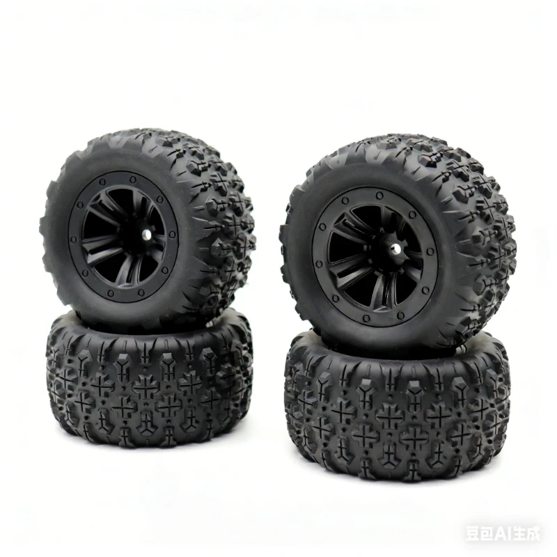 

WLtoys TRAXXAS MJX SCY 85mm Bigfoot Sand Tires All Terrain Wear Resistant Replacement for Multiple RC Truck Models High Grip