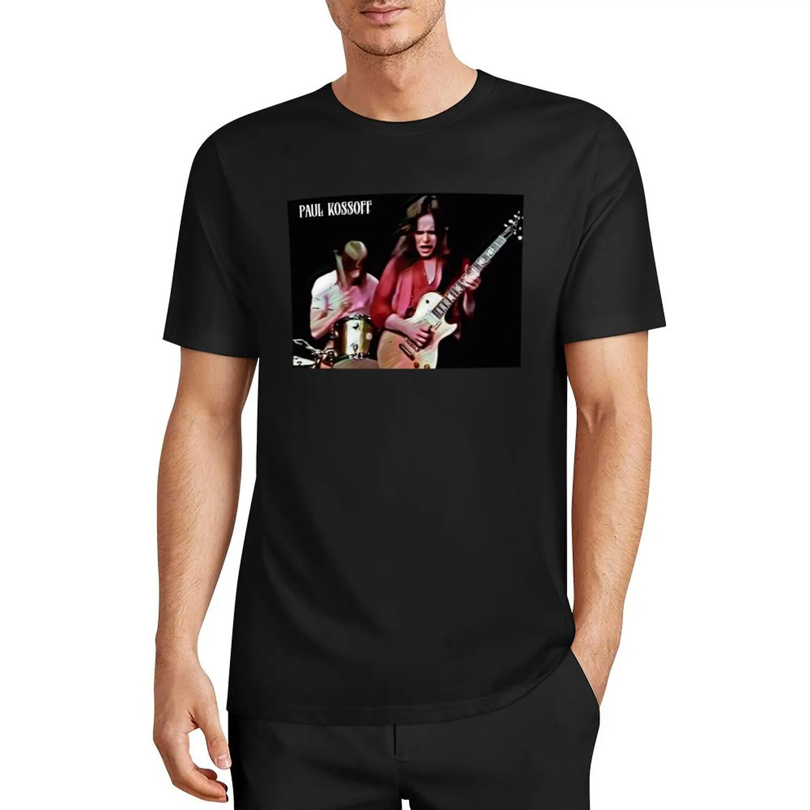 Paul Kossoff Live in Concert Poster T-Shirt hippie clothes anime figures for a boy mens tall t shirts