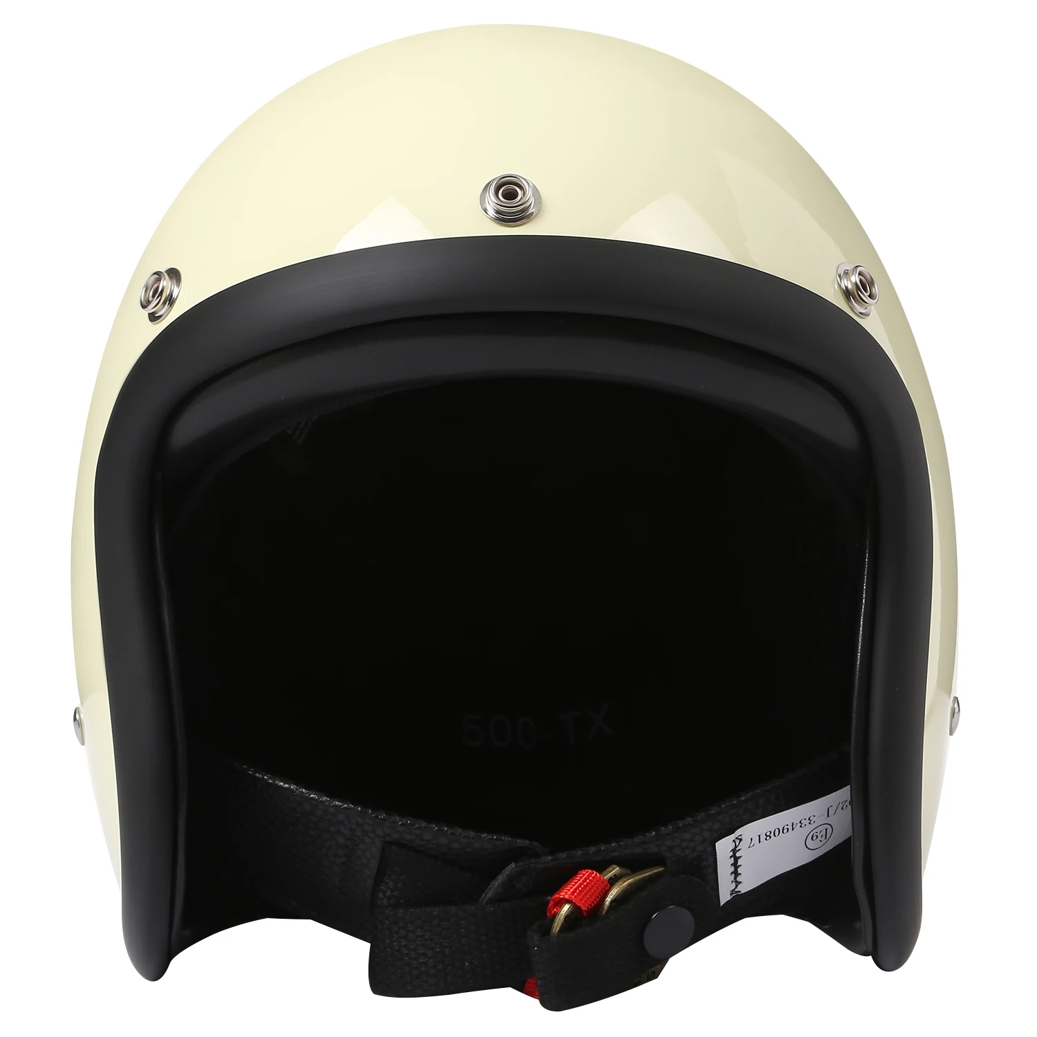 Classic Japanese Style Small Shell Vintage TT&COCASCOS Open Face Helmet Jet 500TX Cafe Racer Scooter 3/4 Motorcycle Helmet