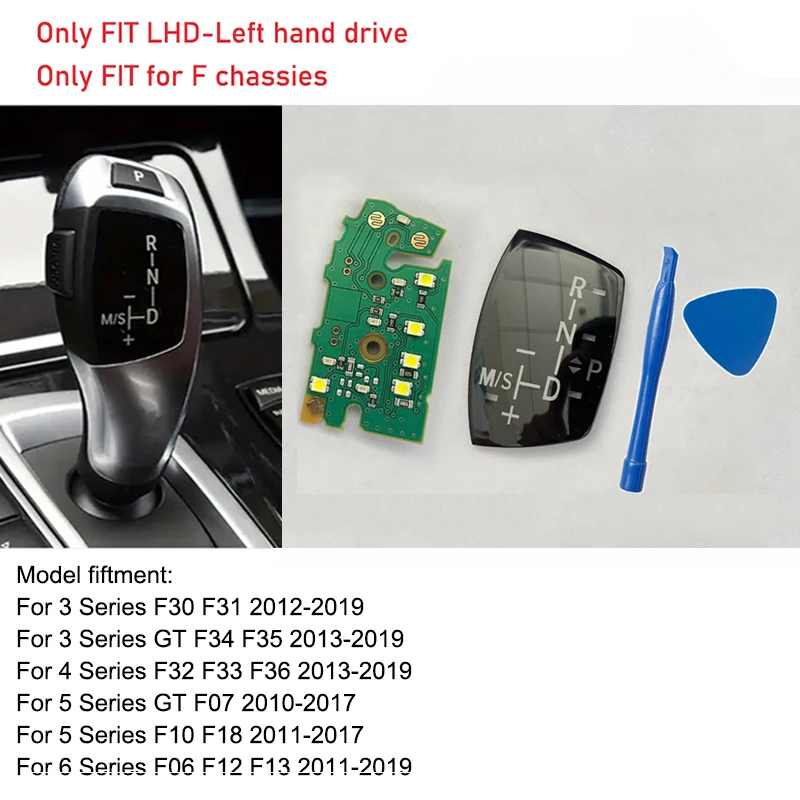 Schaltknauf Platine für BMW F10 F30 F31 F32 F20 F10 F07 F25 F26 F15 F16 Schalthebel Getriebe LED-Panel-Reparatur